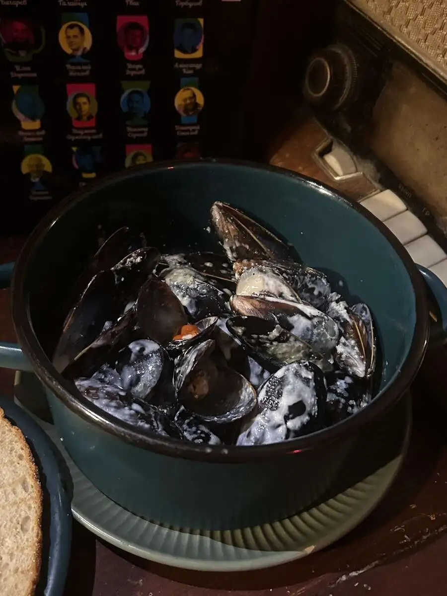 Котелок голубых мидий