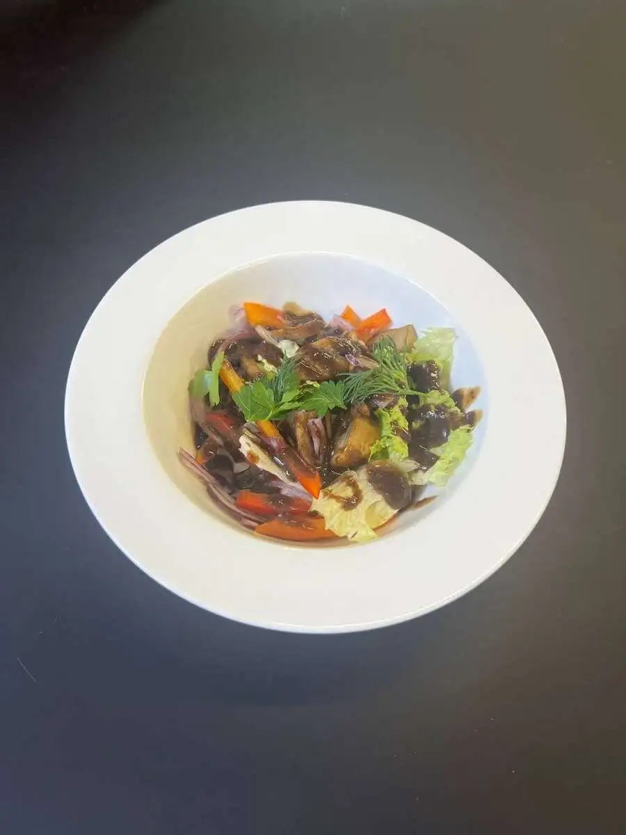 БЛ Салат с жареными грибами (постное)