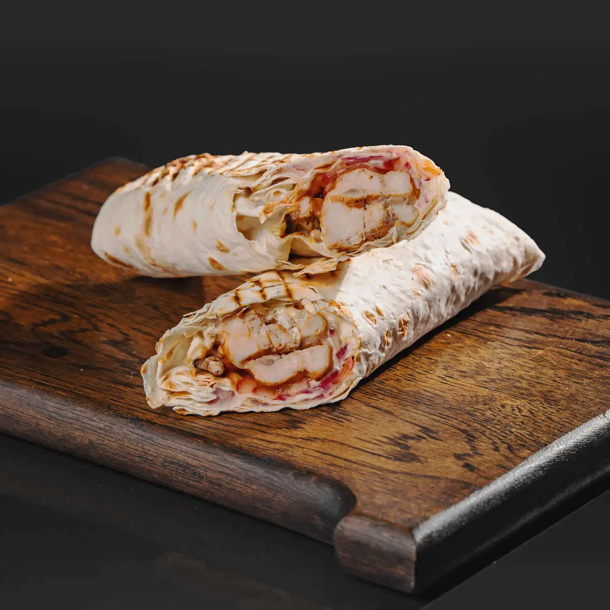 ШАШЛЫК В ЛАВАШЕ ИЗ КУРИНОГО БЕДРА 