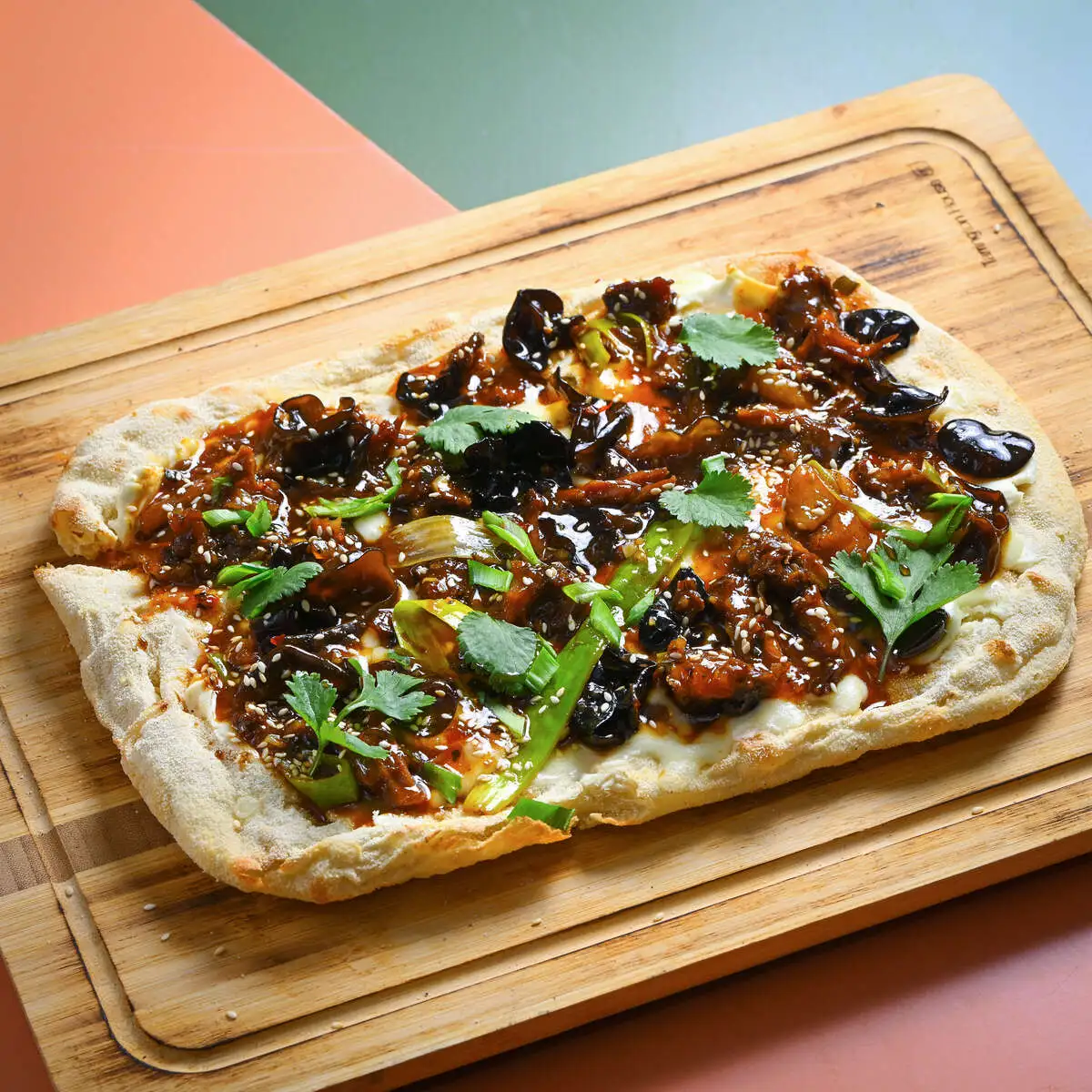 Пицца Азиатская говядина и грибы