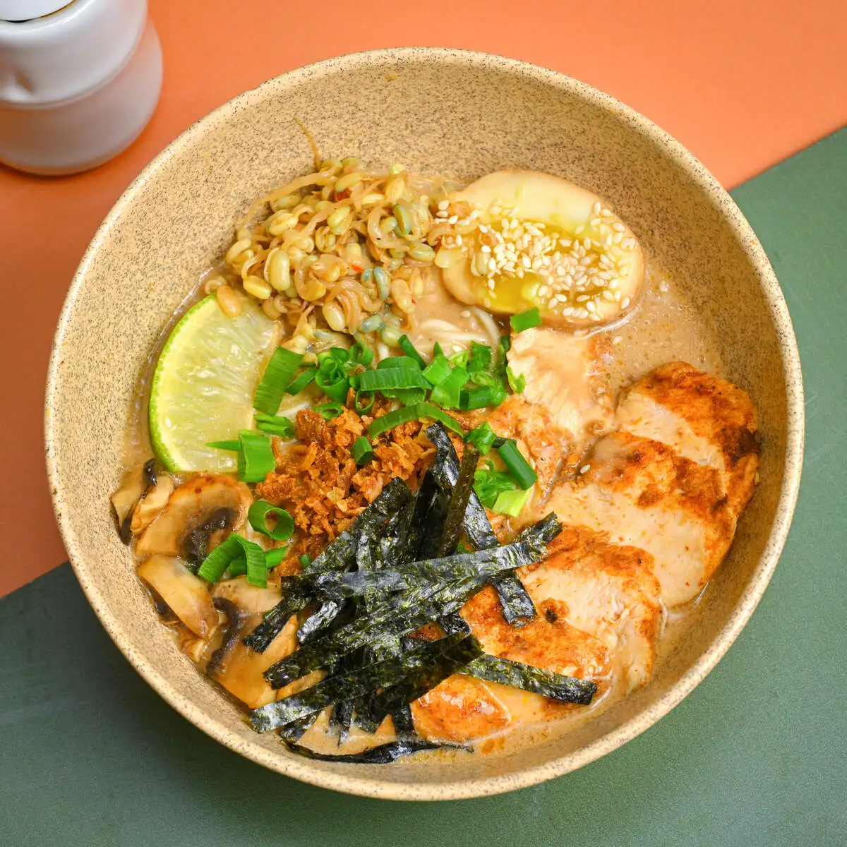 Рамен с курицей сливочный