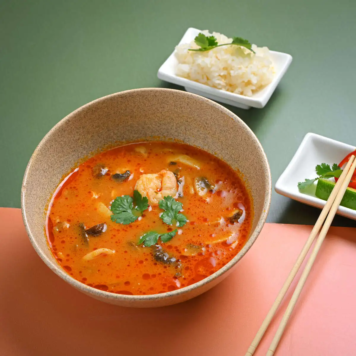 Том ям с морепродуктами