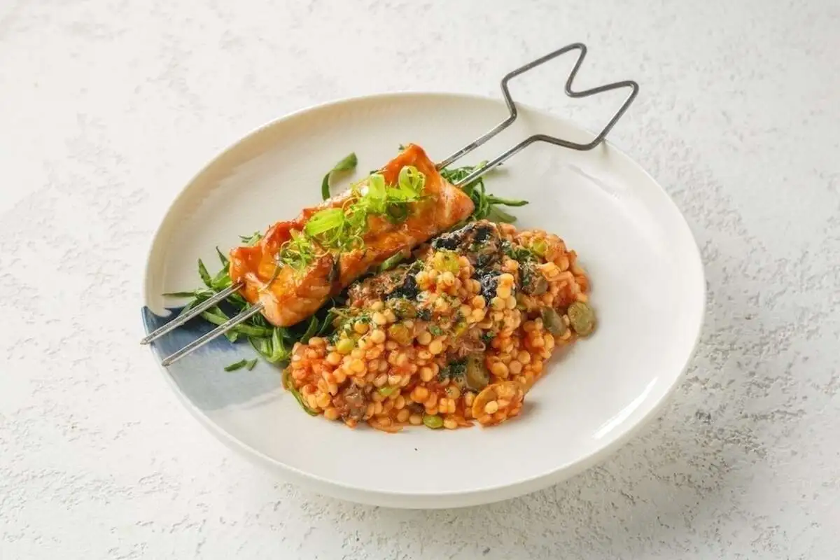 Паста с лососем