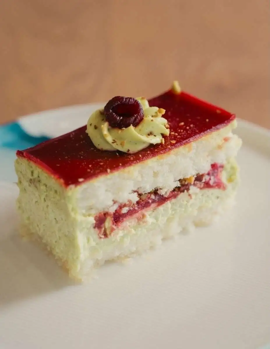 Фисташка Малина пирожное