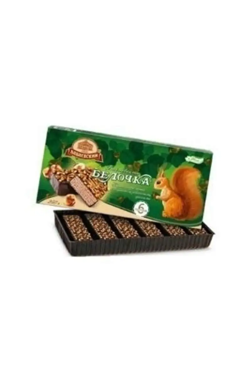 Торт Белочка Вафельный с Орешками 250г(м)