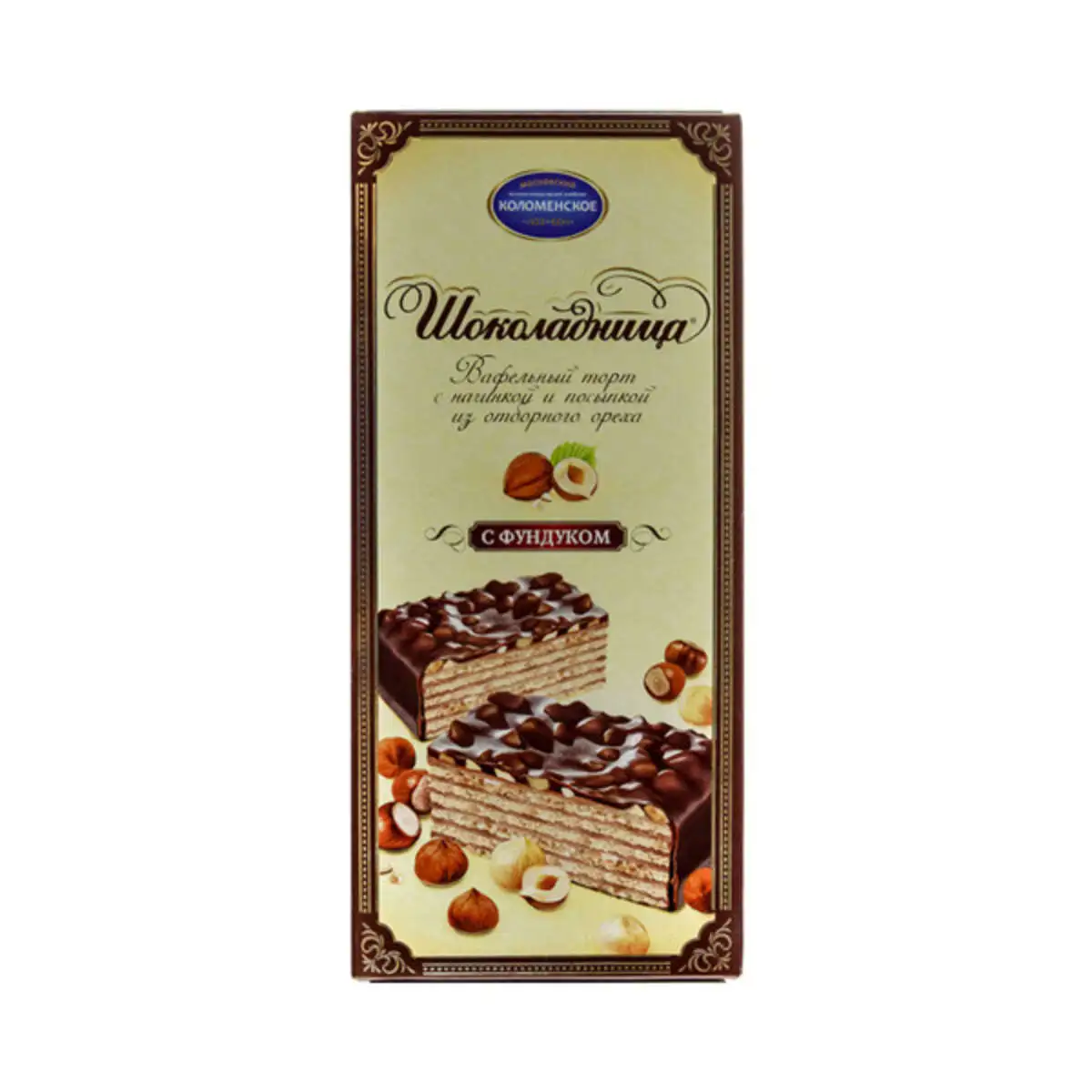 Торт Шоколадница Вафельный с Фундуком 230г(м)