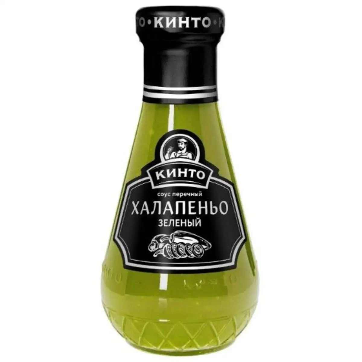 Соус Кинто Халапеньо Зеленый Перечный 190г ст/б(м)