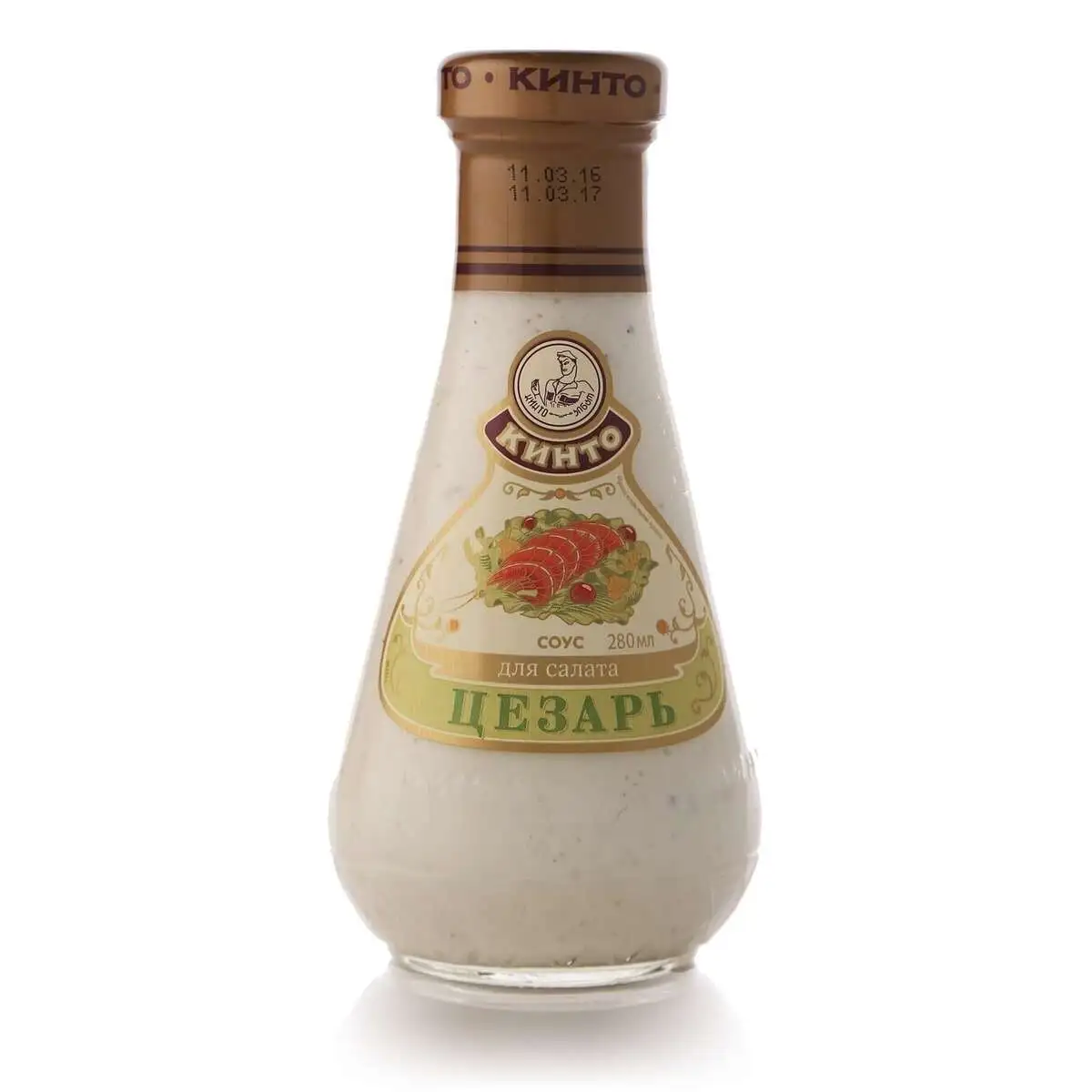 Соус Кинто Майонезный Цезарь 280г ст/б(м)