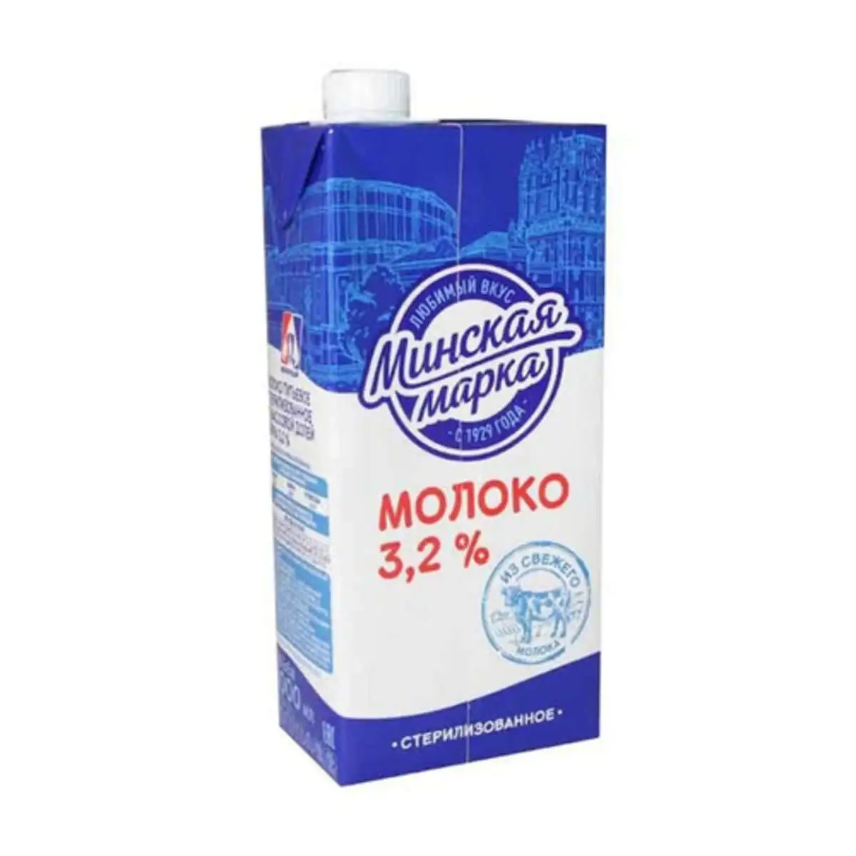 Молоко Минская Марка 3,2% 0,9л(м)