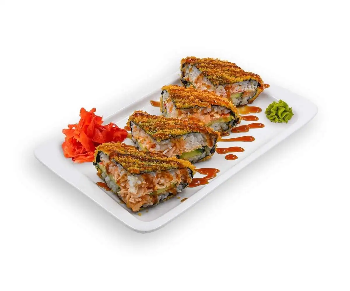 Онигири темпура с крабом