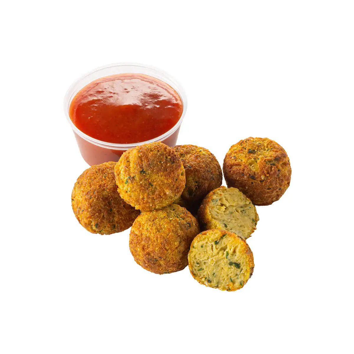 Запеченный фалафель с соусом  на выбор