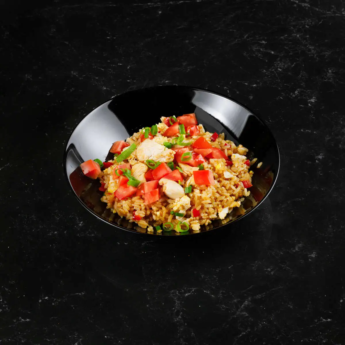 Рис азиатский с курицей