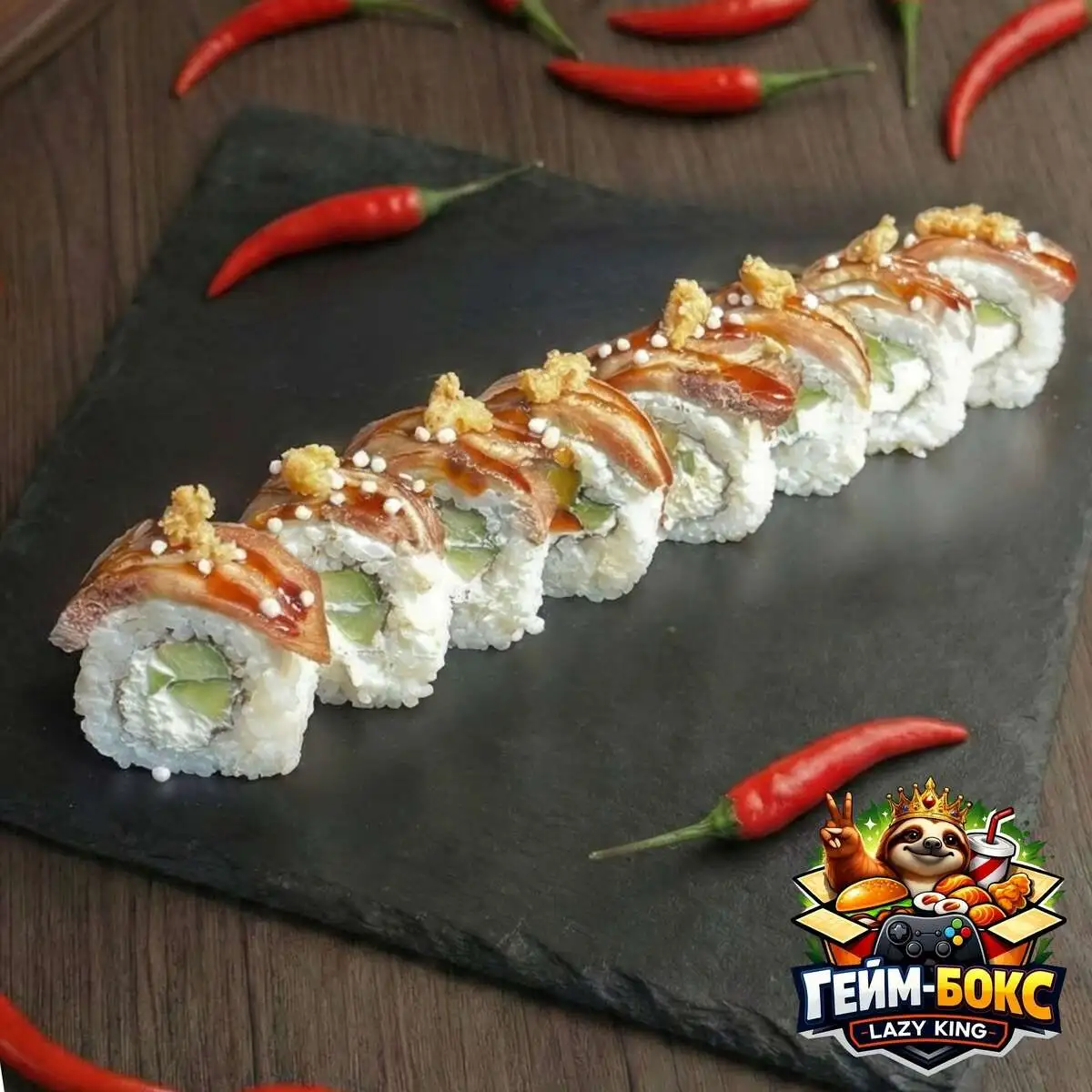 [Королевская рулетка] Ролл Гютан с языком