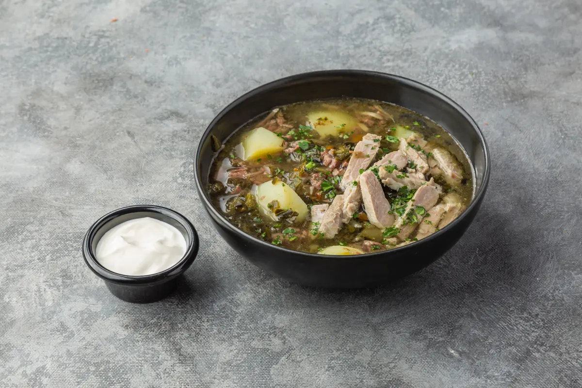 Суточные щи из крошева