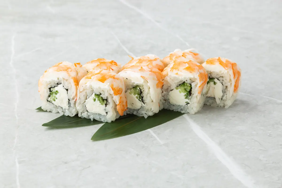 Сакура с креветкой