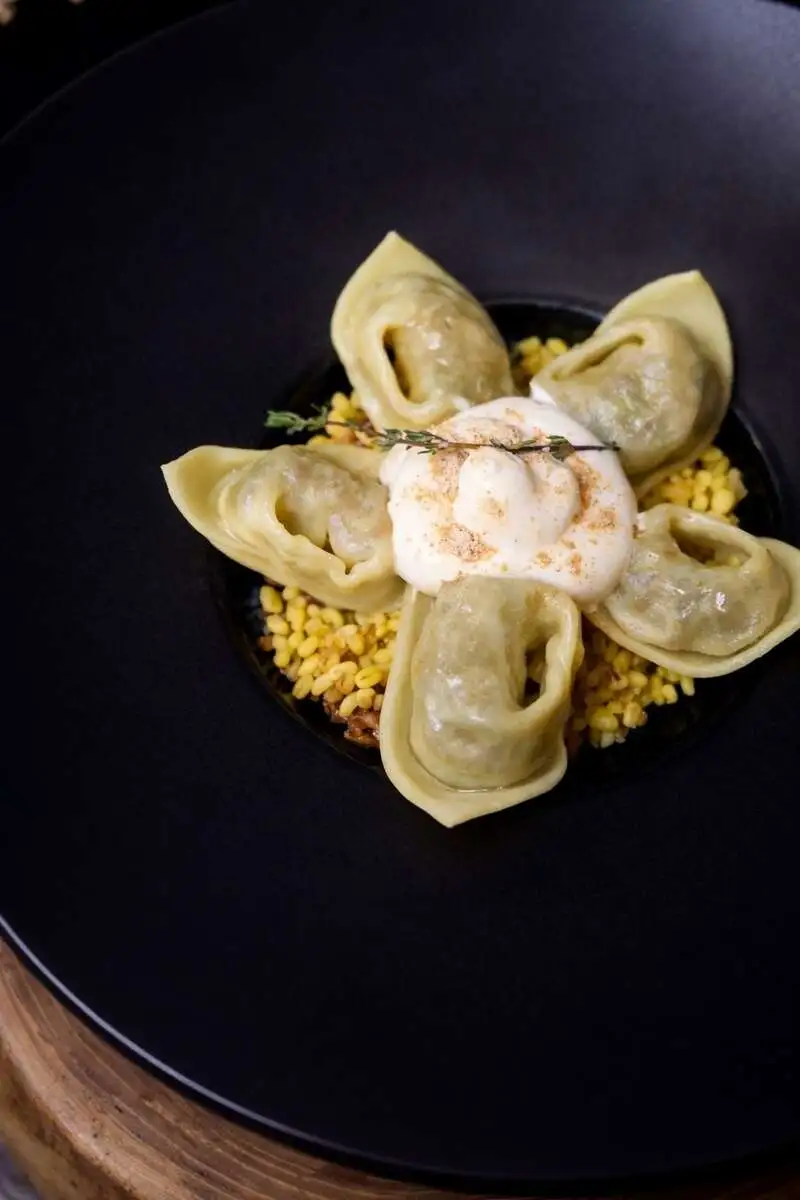 Ушки с грибами