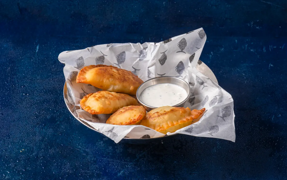 Чебуреки с креветкой