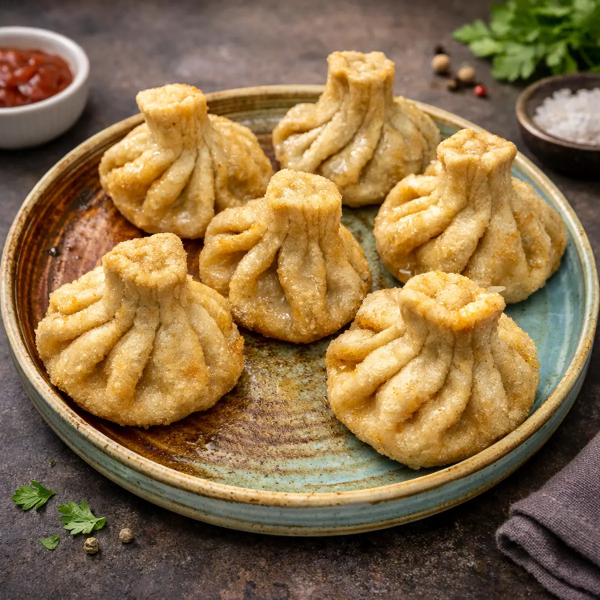 Дегустационный сет хинкали жареный