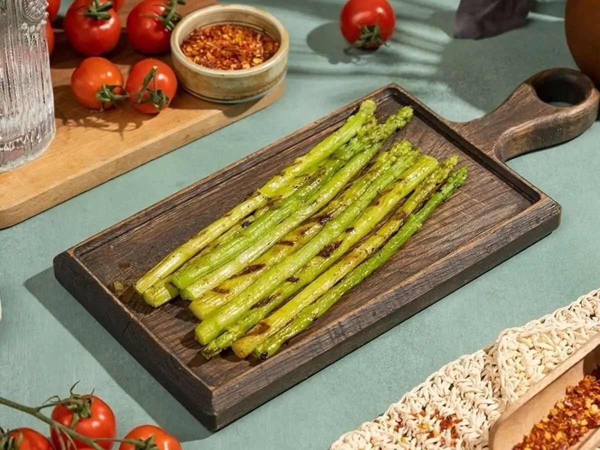 Спаржа гриль