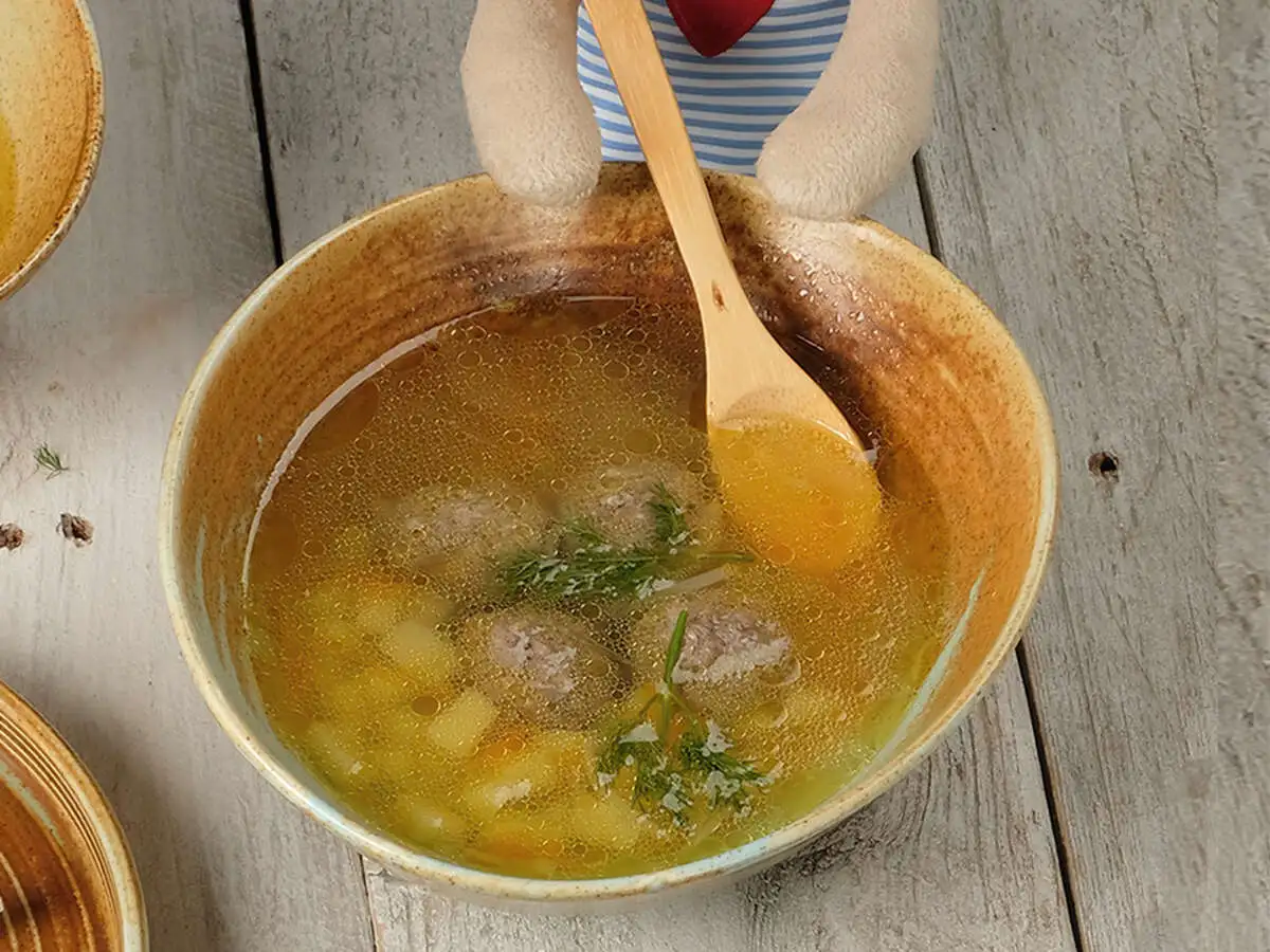 Супчик с фрикадельками