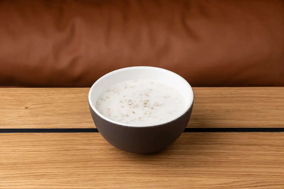 Каша овсяная на молоке