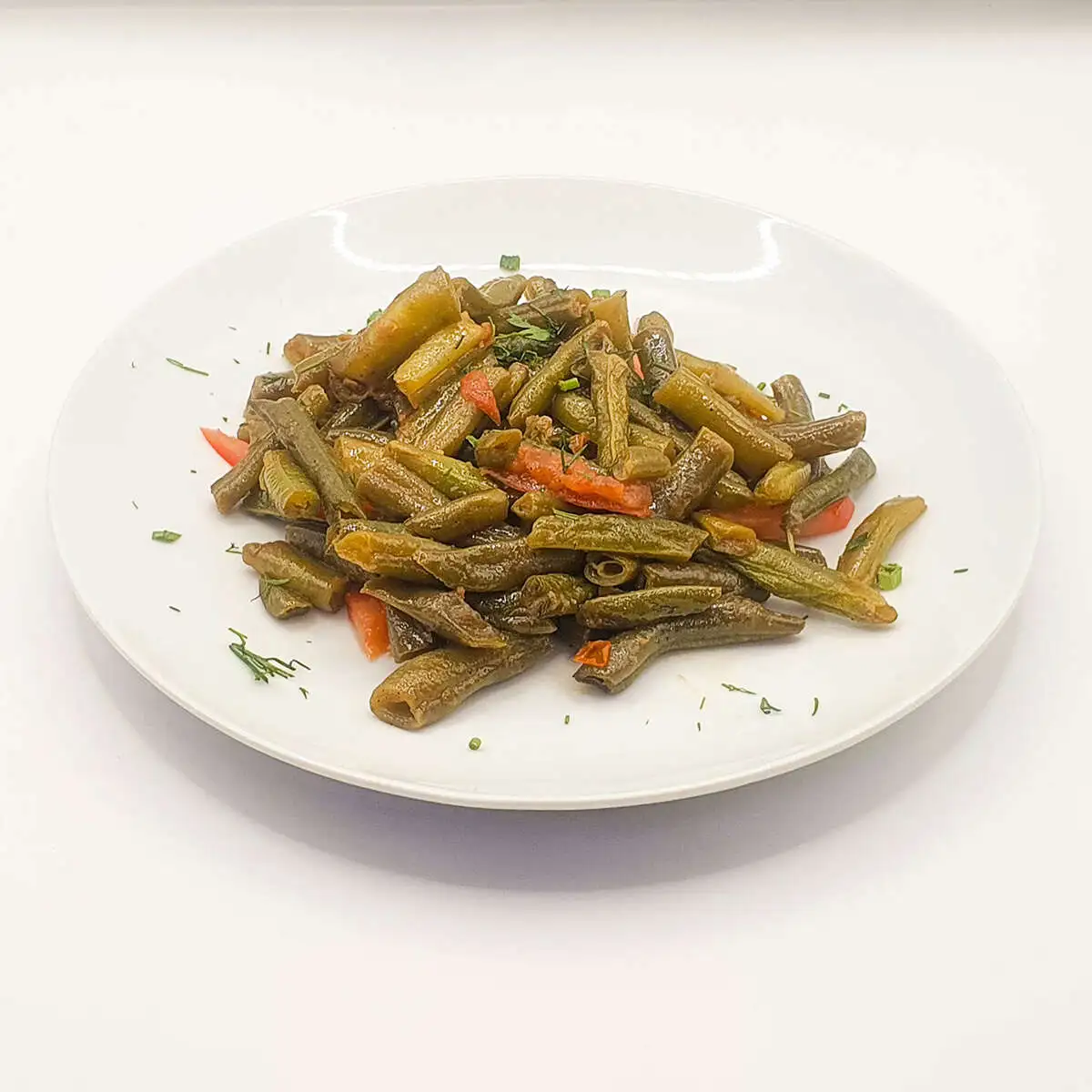 Фасоль жареная 