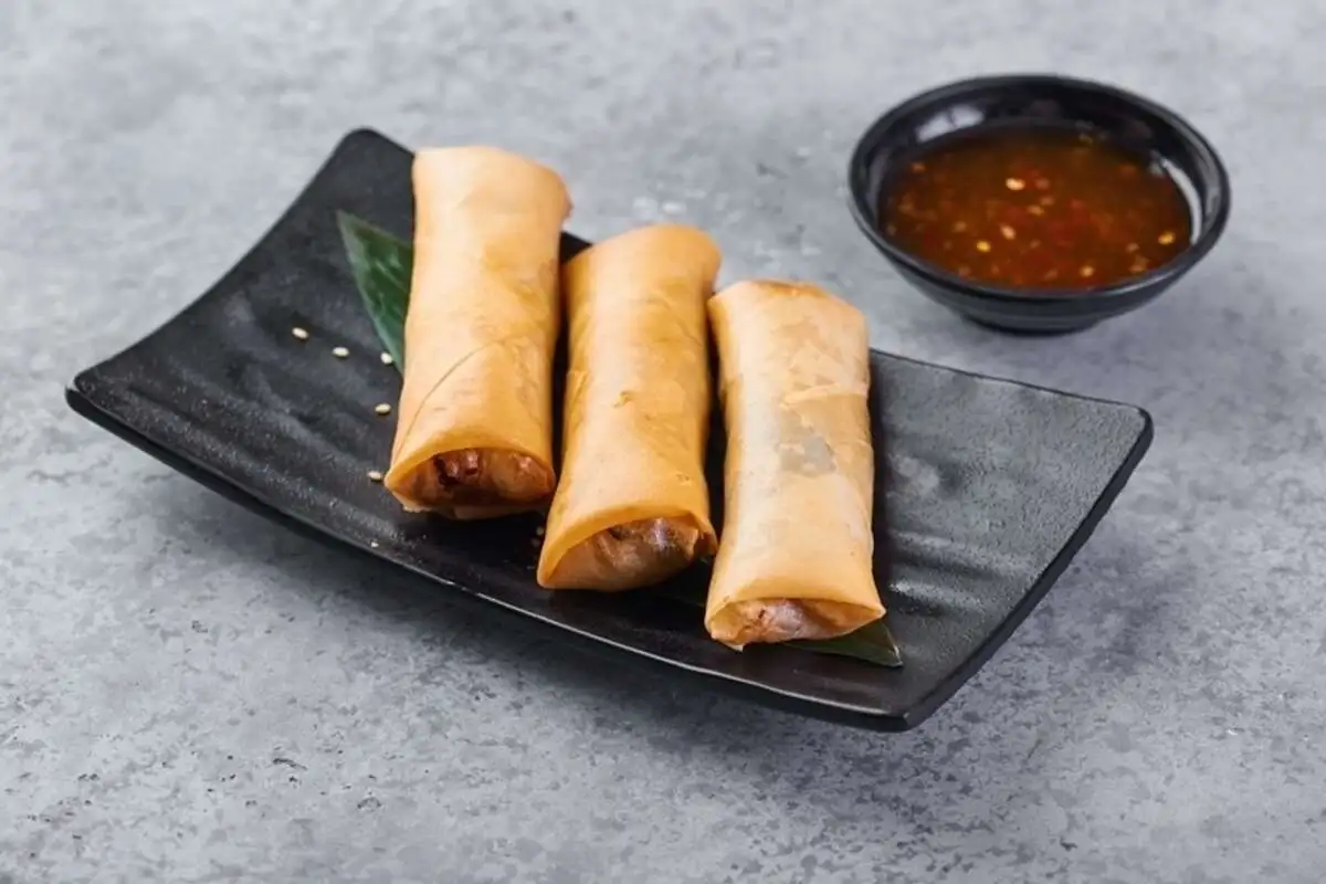 Спринг роллы с креветкой