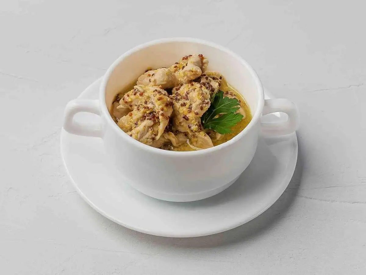 Индейка медово горчичном соусе