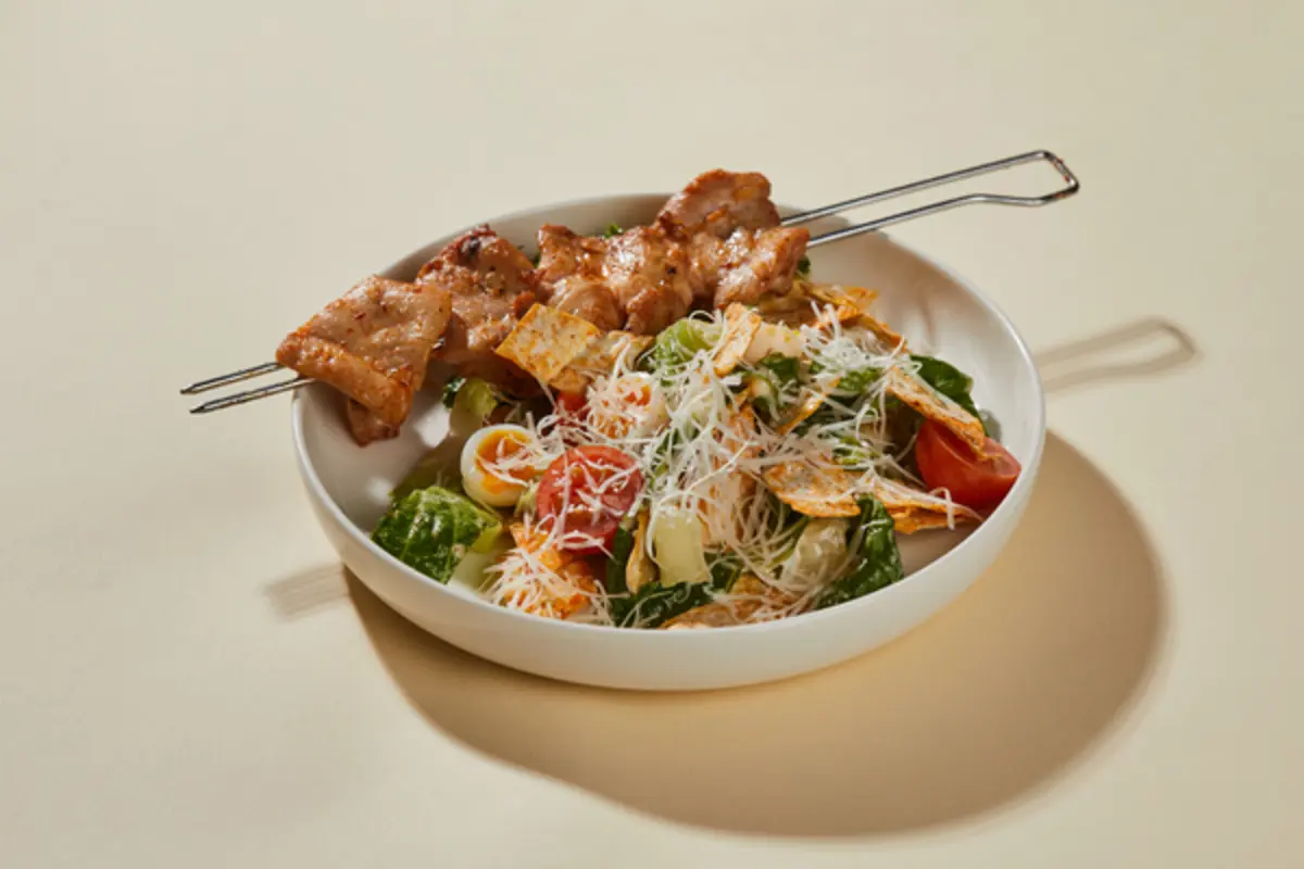 Цезарь с цыпленком