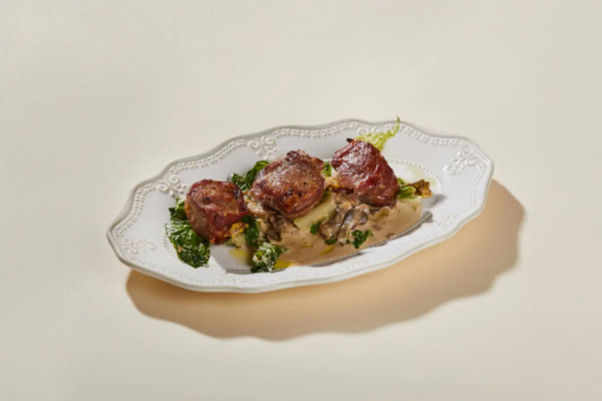 Медальоны из свинины 