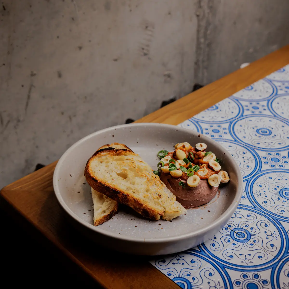 Паштет с хрустящей чиабаттой