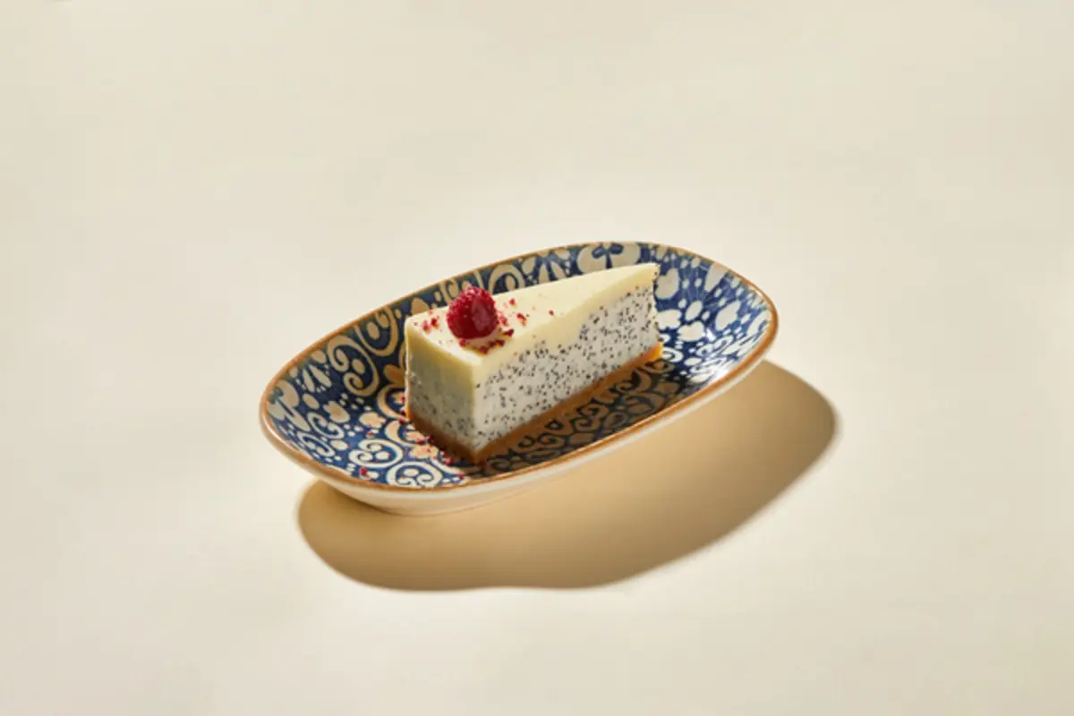 Маковый чизкейк с мацони 