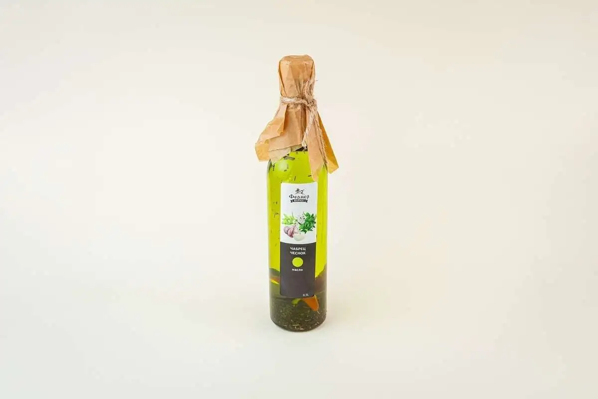 Масло олив. чабрец с чесноком 0,5 л