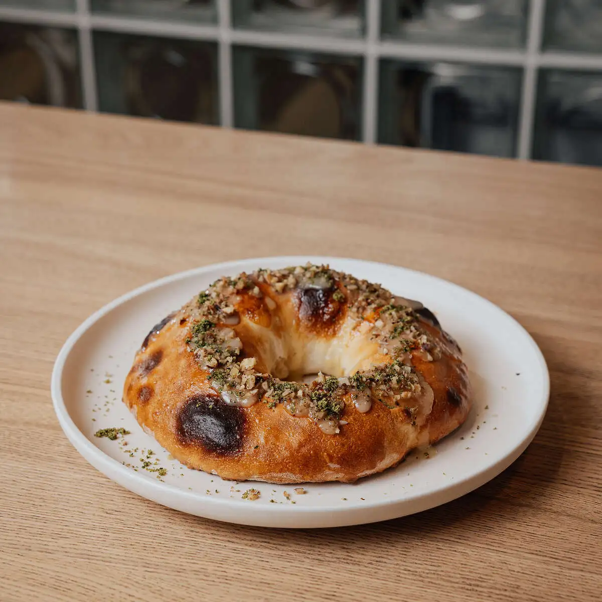 Халка-хачапури с грушей и дор блю