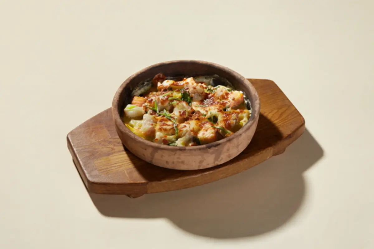 Лосось и судак с картофелем на кецы