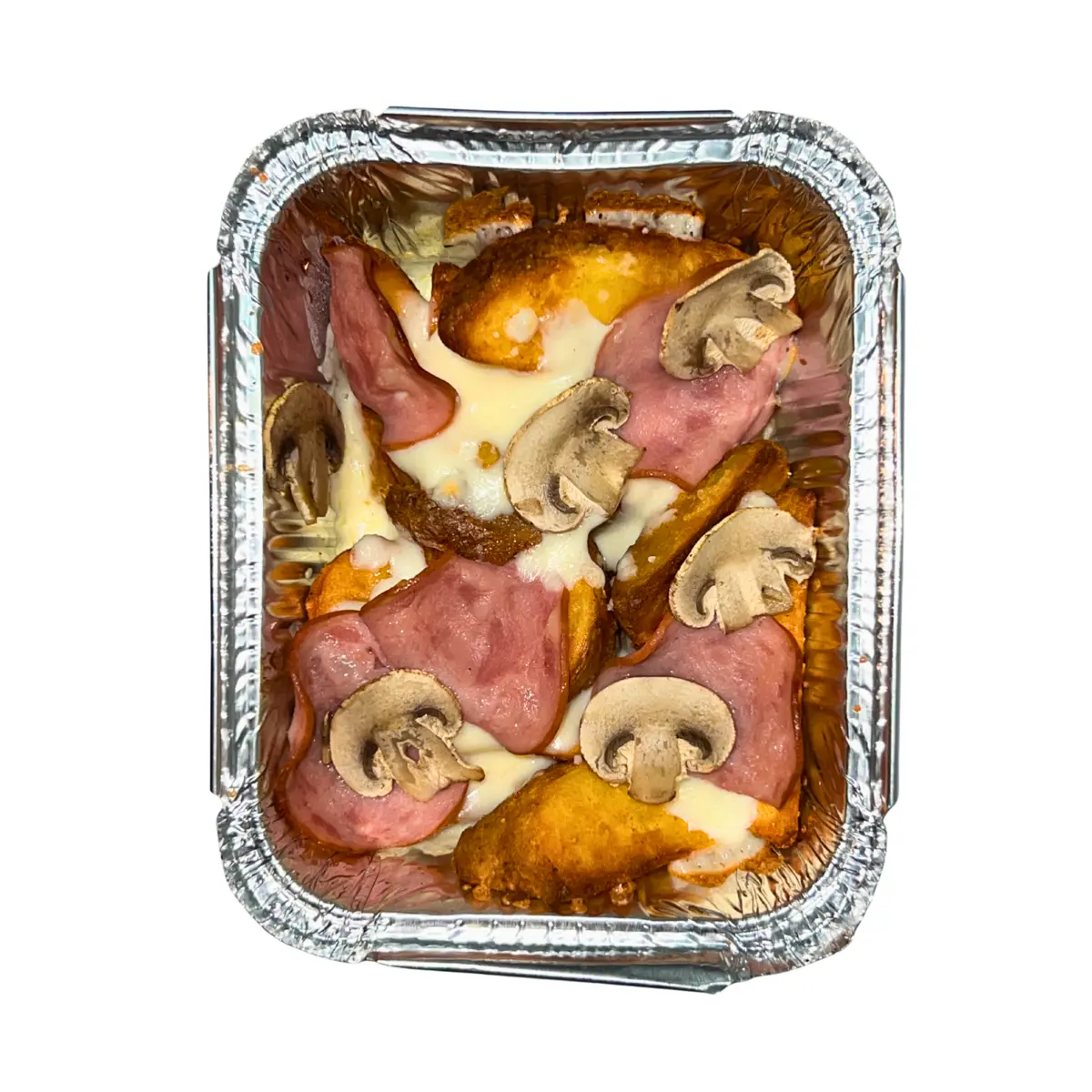 Картофель с Ветчиной и Грибами