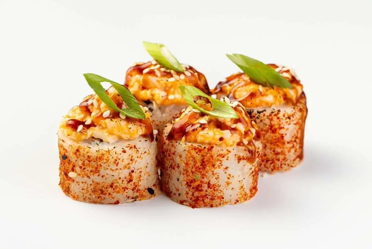 Мини ролл Мексиканский с зеленым луком (острый)