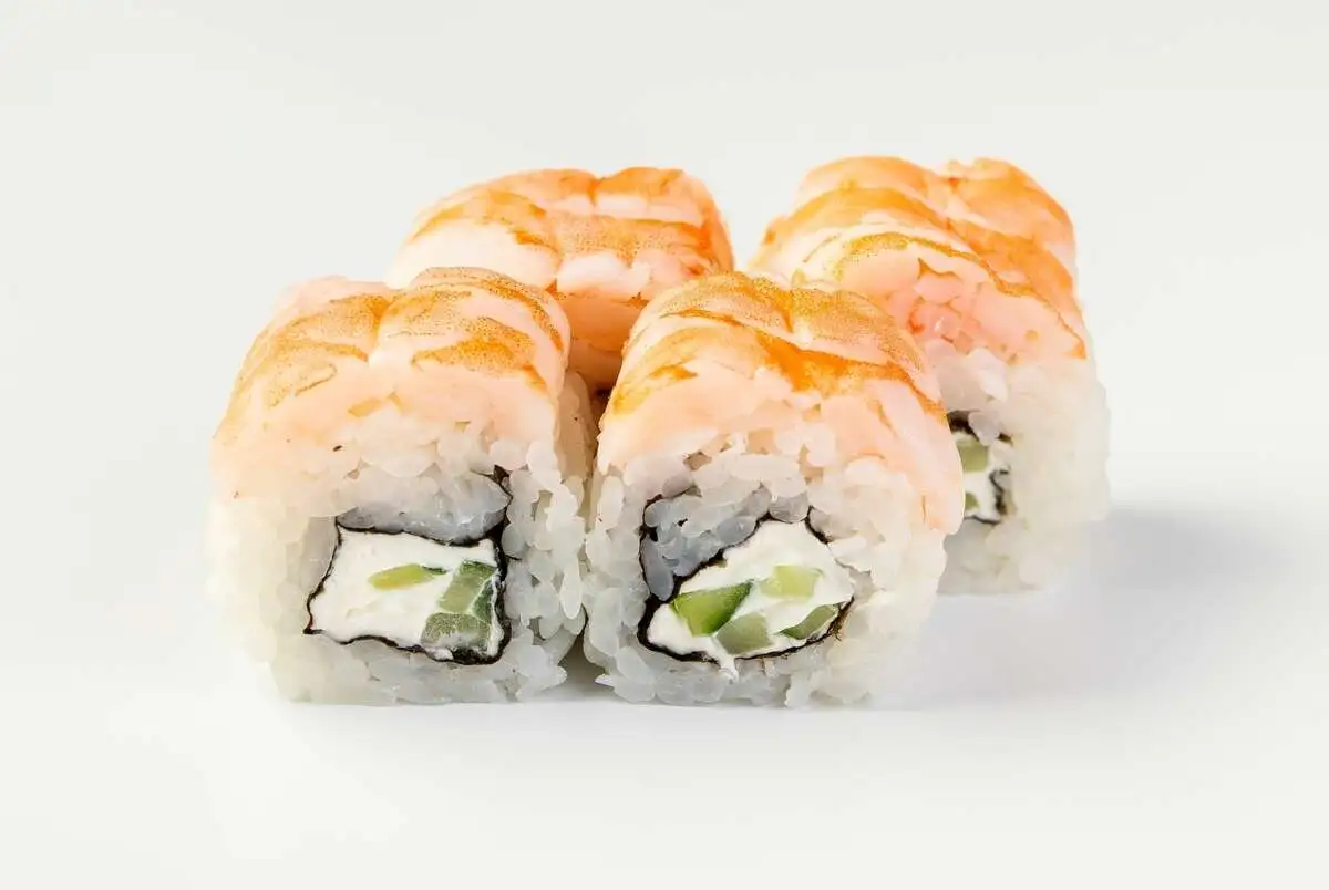 Мини ролл Филадельфия ролл с креветками