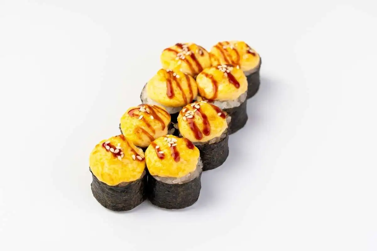 Запеченный ролл с огурцом