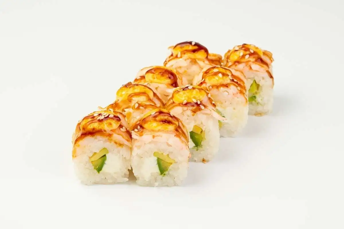 Шеф ролл с креветкой (острый)