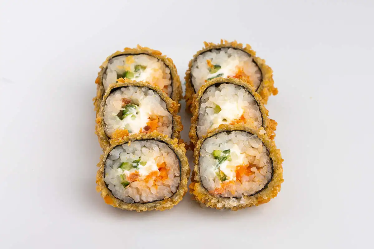 Сяке темпура ролл