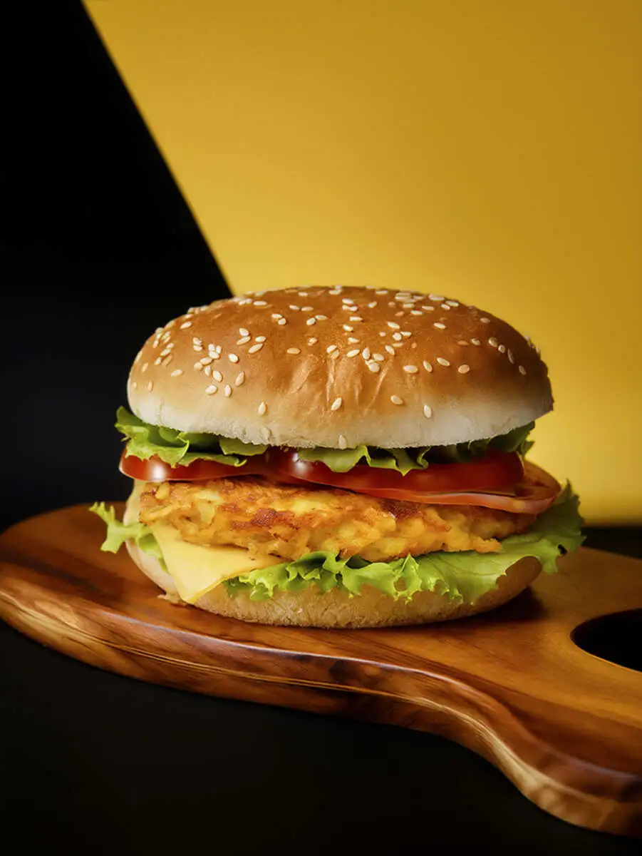 Бургер с драником 