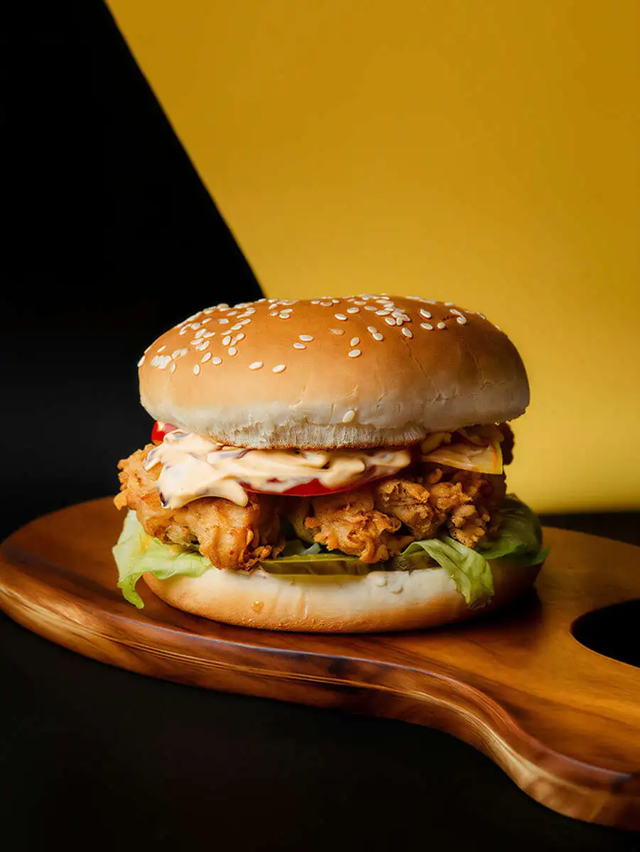 Бургер Чикен Биг острый.порц.