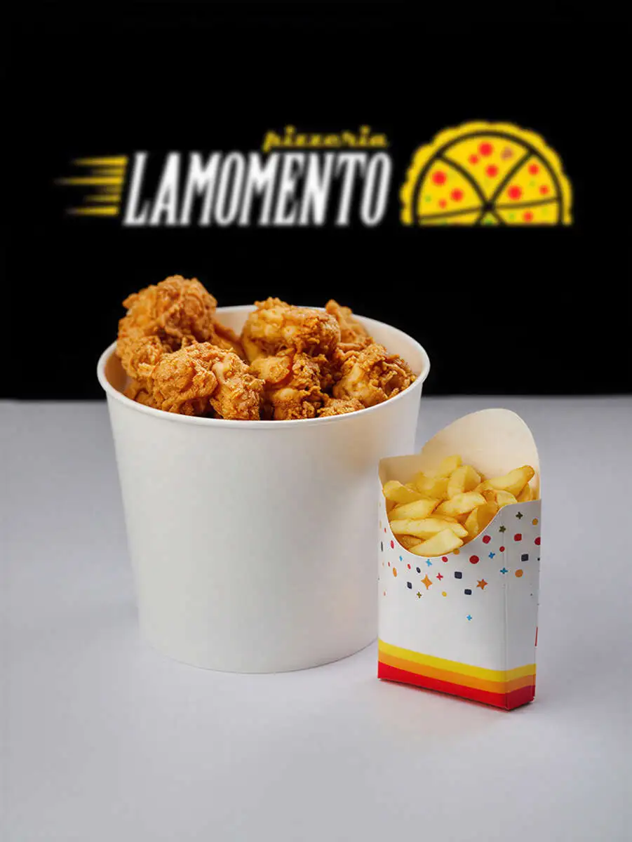 Баскет №4 ( 18 класс/ост. крыльев + картофель макси)