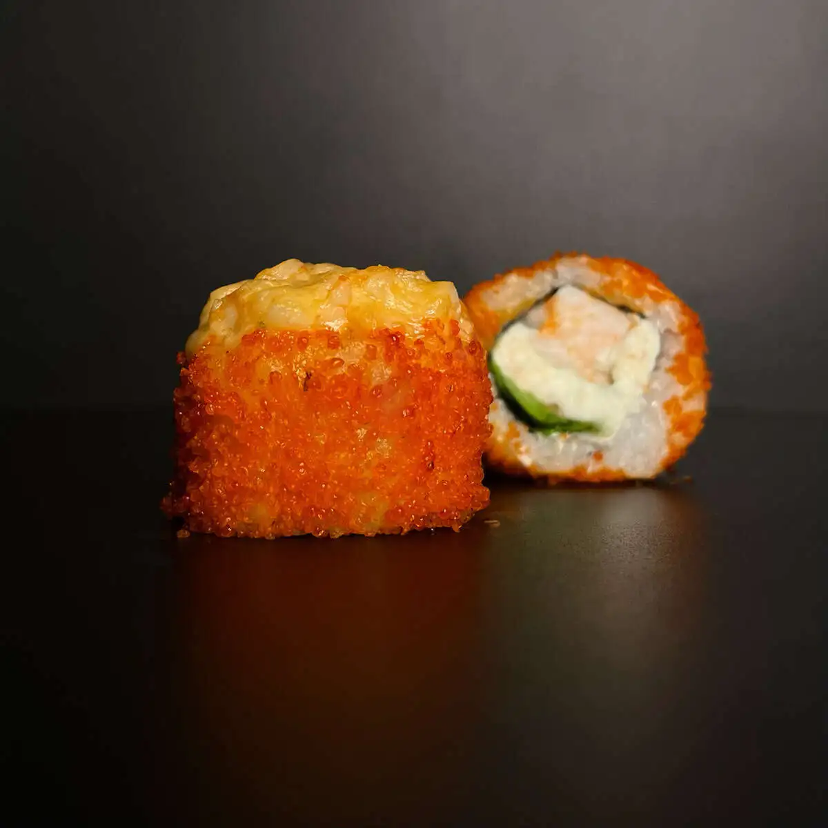 Запеченный с креветкой и курицей