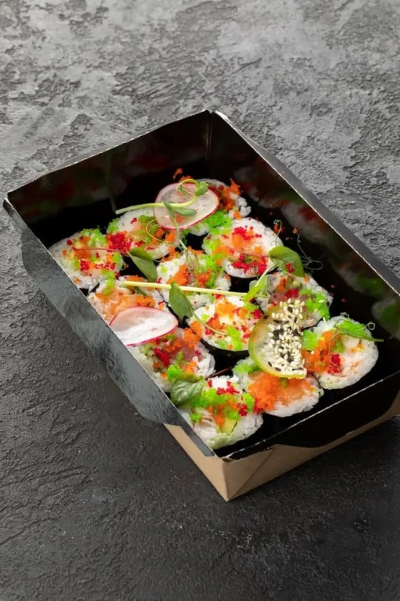 Сет-ролл с морепродуктами