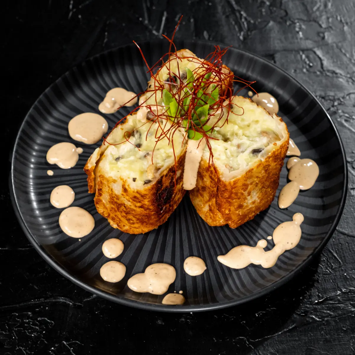 Роти с картофелем и грибами 