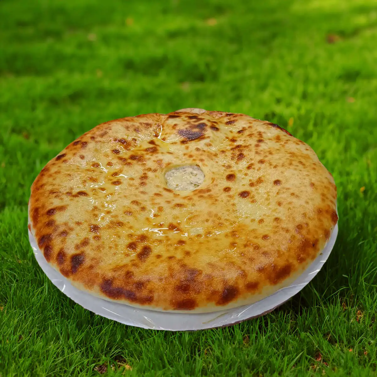 Пирог с грибами и картофелем