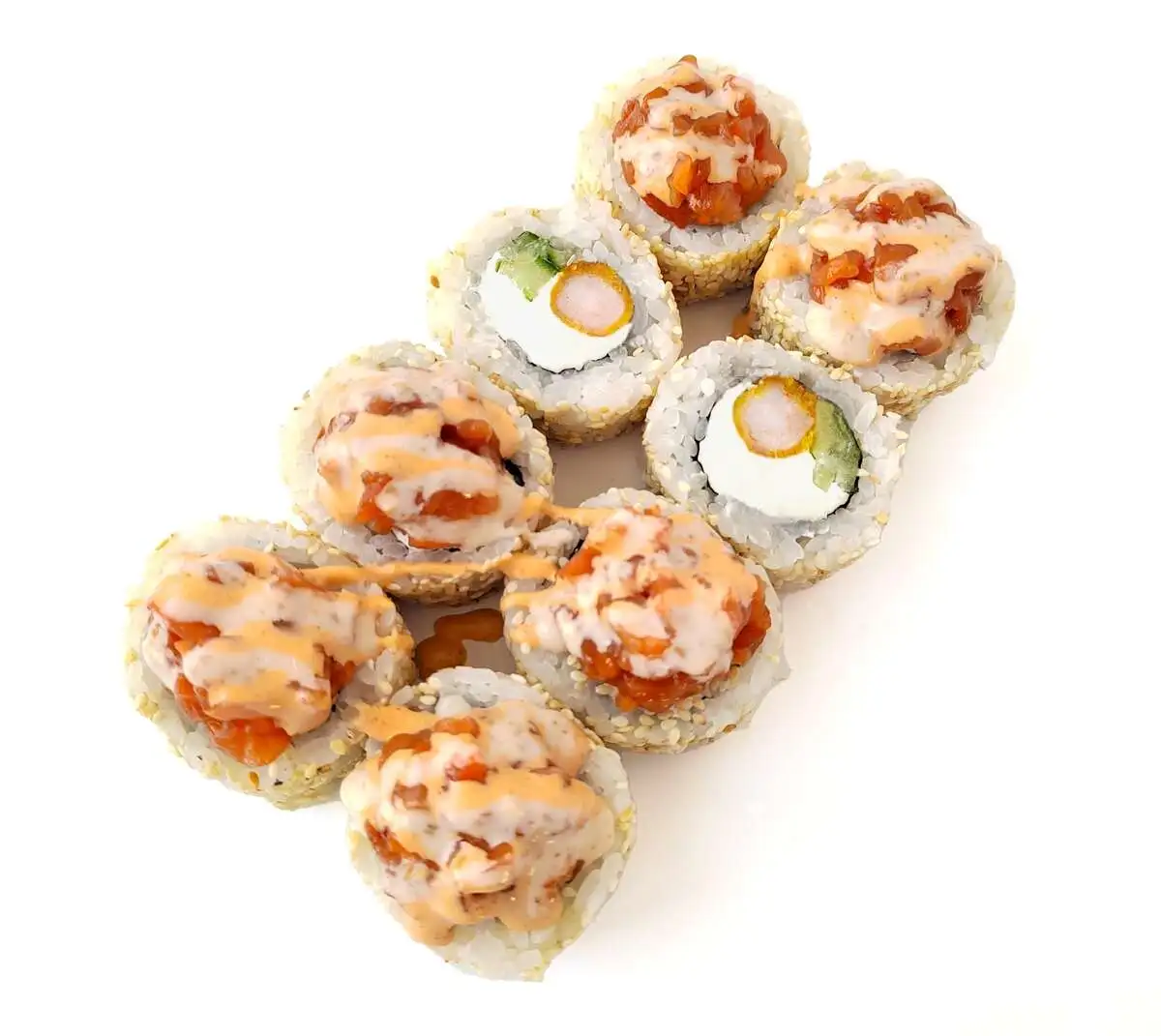 Башня лосось с креветкой (большой)