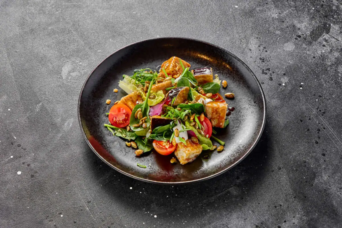 Теплый с баклажаном